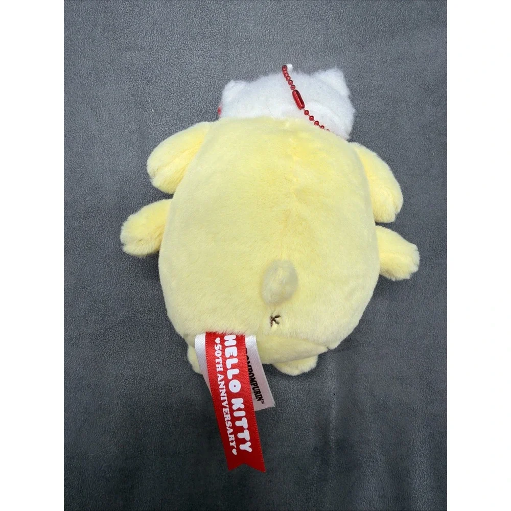 Sanrio Pompompurin Mascot Holder Hello Kitty 50th Anniversary Series